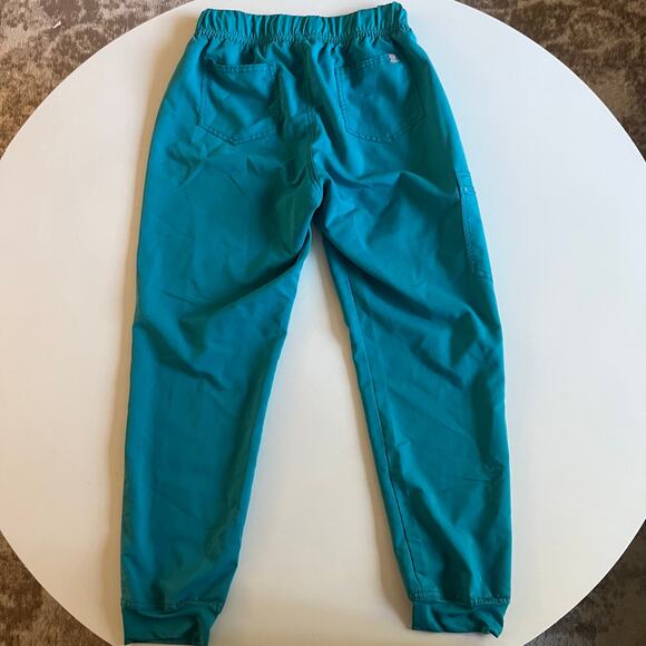 SCRUBS Joggers, Medium Pants, Aquamarine Blue, Teal - Picture 3 of 3